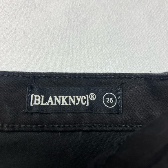 BLANK NYC Distressed Zipper Pants - Picture 3 of 6